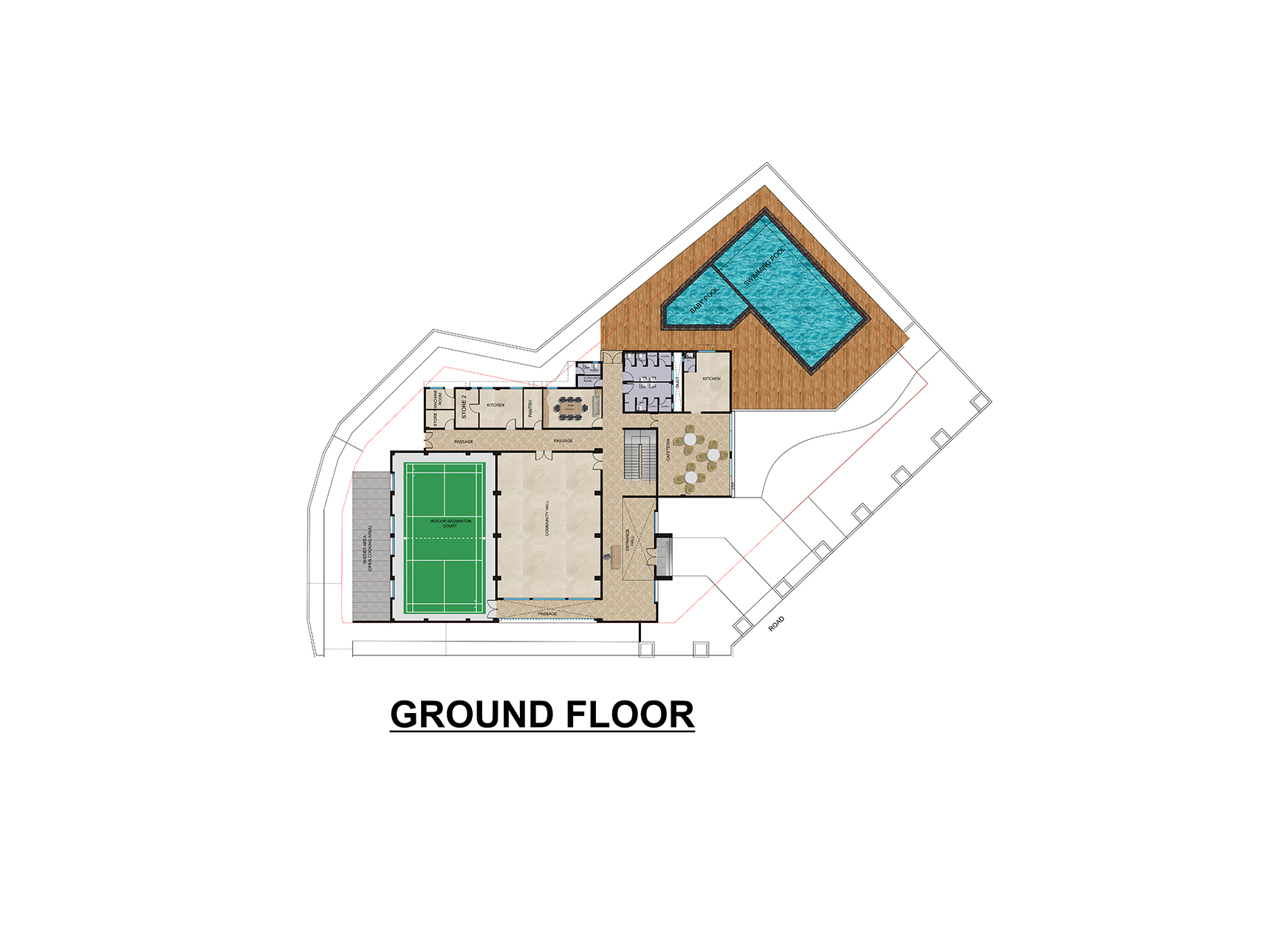 Silver Oak Club House Plan