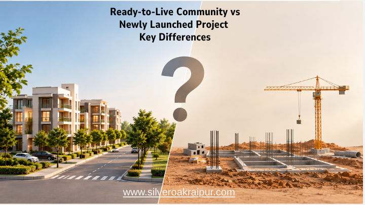 Ready-to-Live Community vs Newly Launched Project: Which Property in Raipur Should You Choose?